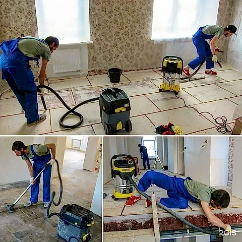 Фото уборки после ремонта